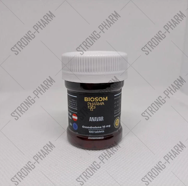 Anavar BIOSOM PHARMA 10 мг/таб 100 таблеток