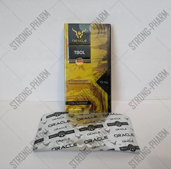 4-Chlorodehydro methyltestosterone (Turinabol) Oracle 10 мг/таб 100 таблеток